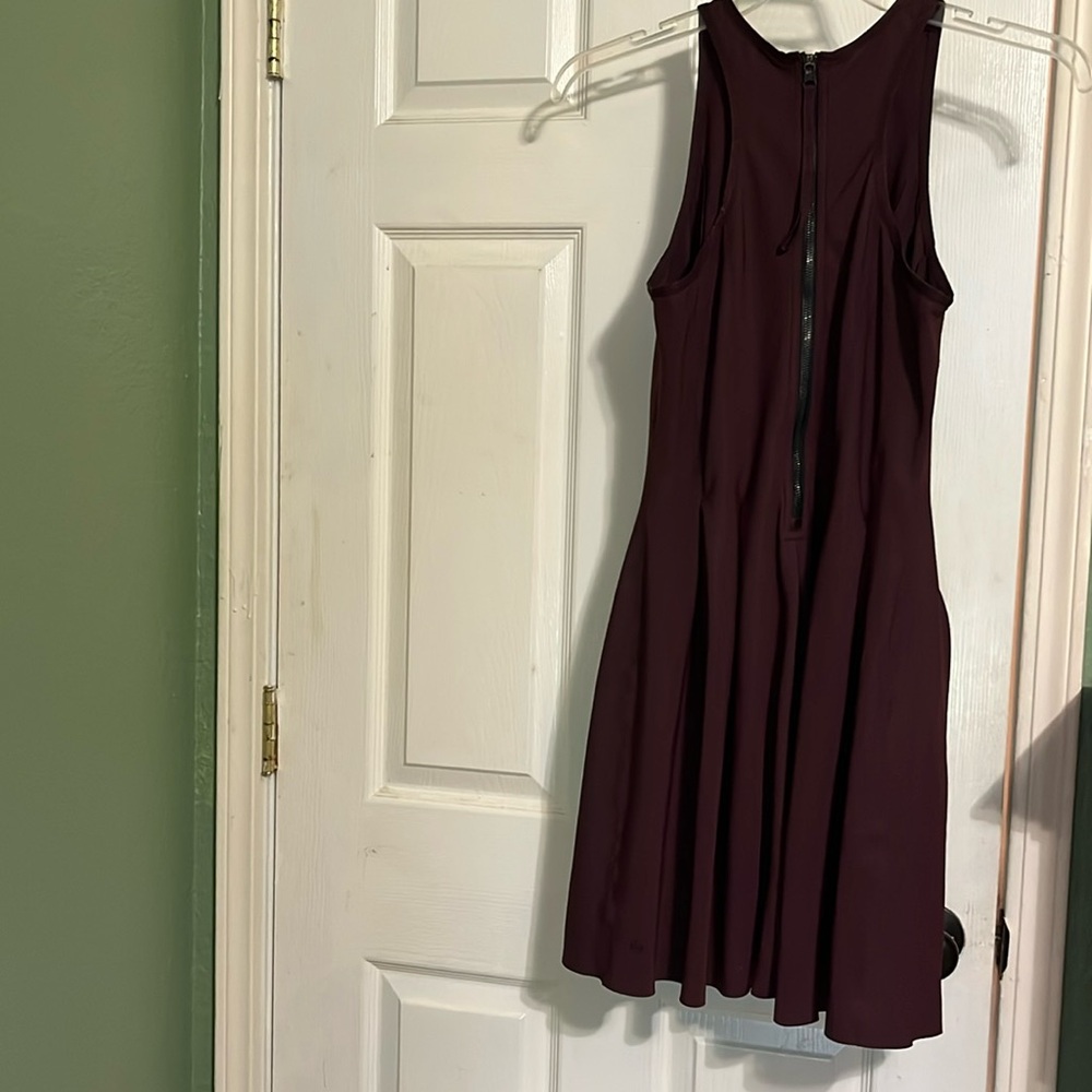 Lululemon Maroon Here To There Fit & Flare Dress Rare Bordeaux Drama - Picture 11 of 11